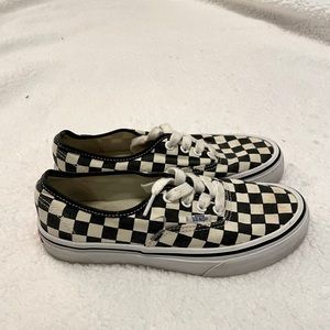 Size 6.0 Women’s Checkered Vans